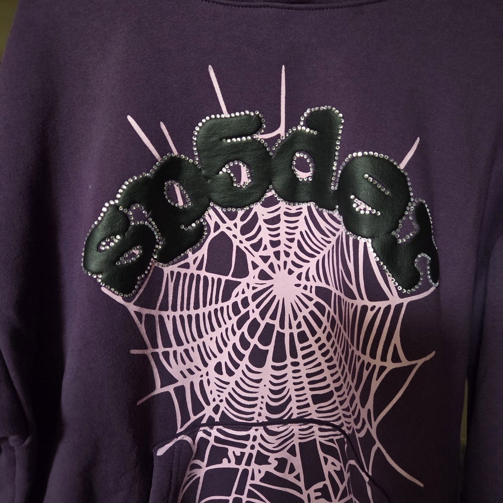 Purple Spider Web Sweatshirt